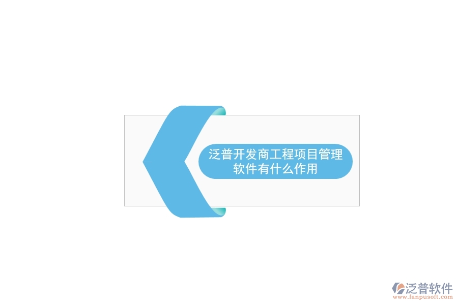 泛普開(kāi)發(fā)商工程項(xiàng)目管理軟件有什么作用