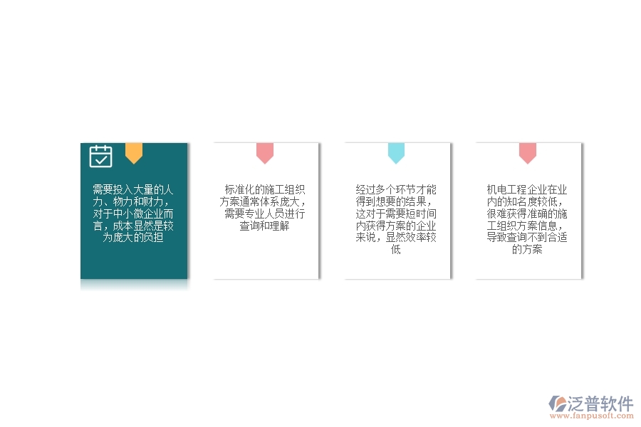 　一、中小微機(jī)電工程企業(yè)對(duì)施工組織方案查詢管理的苦惱