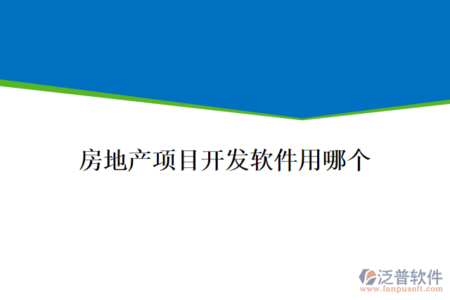 房地產(chǎn)項(xiàng)目開發(fā)軟件用哪個(gè)