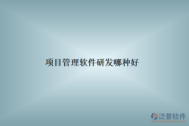 項目管理軟件研發(fā)哪種好