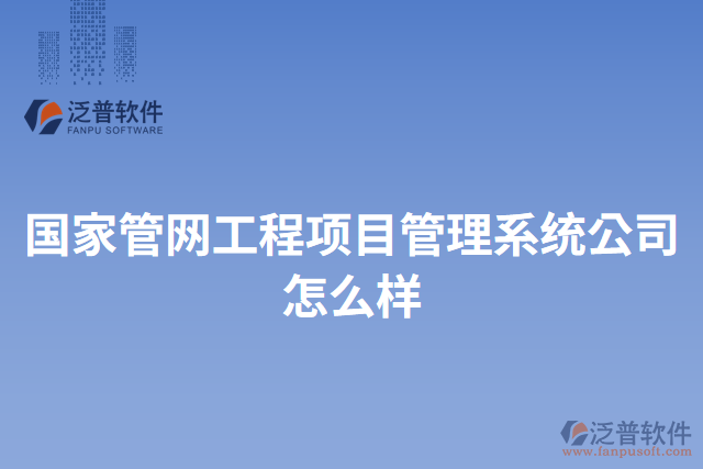 國家管網(wǎng)工程項目管理系統(tǒng)公司怎么樣