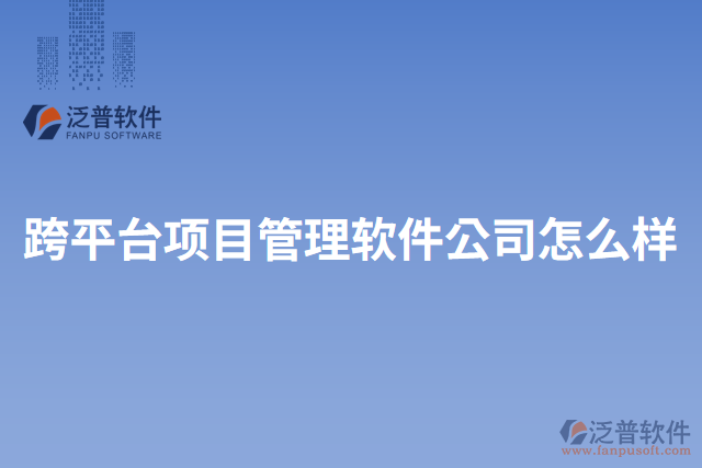 跨平臺項目管理軟件公司怎么樣