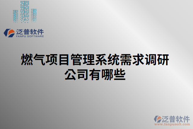 燃?xì)忭?xiàng)目管理系統(tǒng)需求調(diào)研公司有哪些