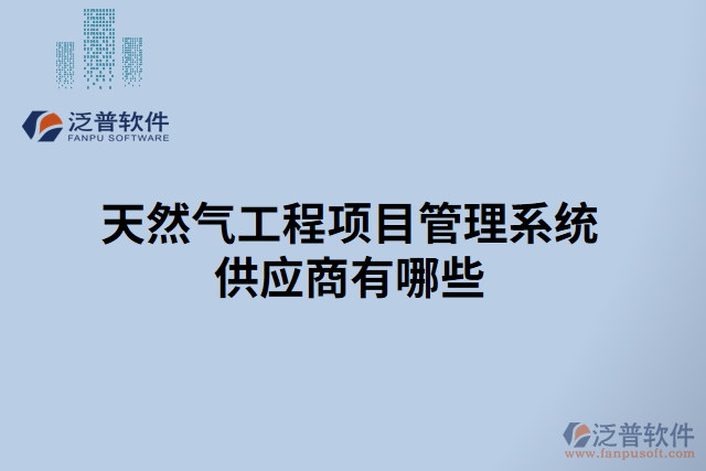 天然氣工程項目管理系統(tǒng)供應商有哪些