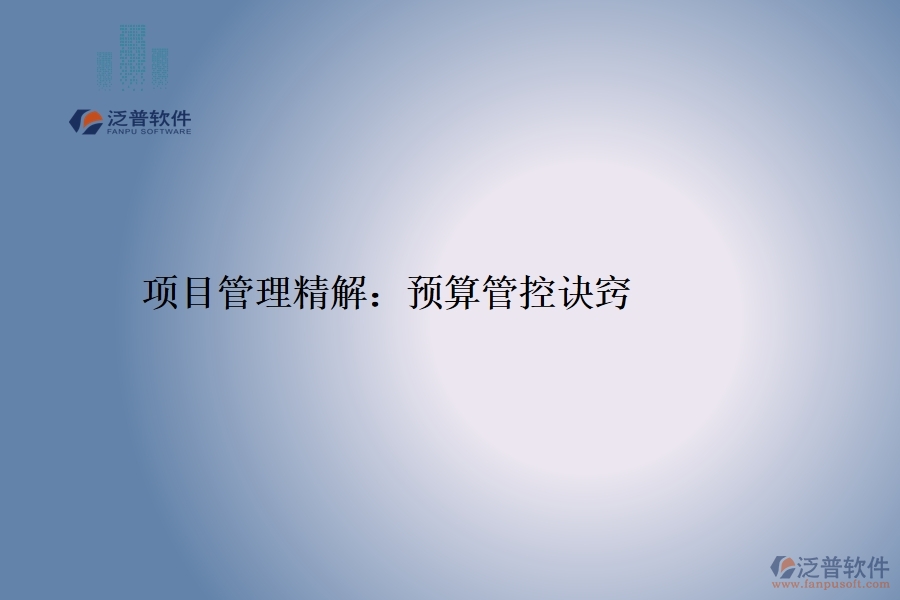 項目管理精解:預(yù)算管控訣竅