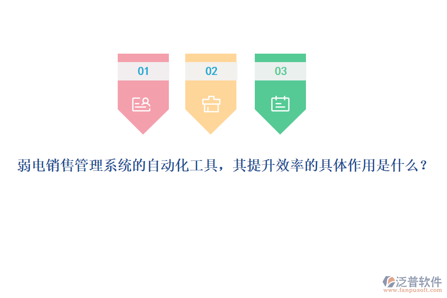 弱電銷售管理系統(tǒng)的自動化工具，其提升效率的具體作用是什么？