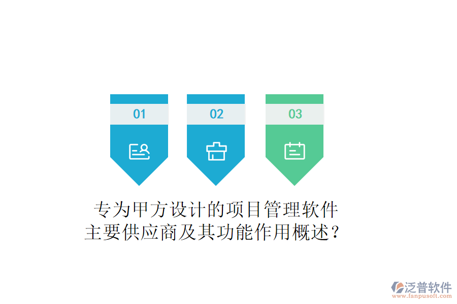 專為甲方設計的項目管理軟件，主要供應商及其功能作用概述？