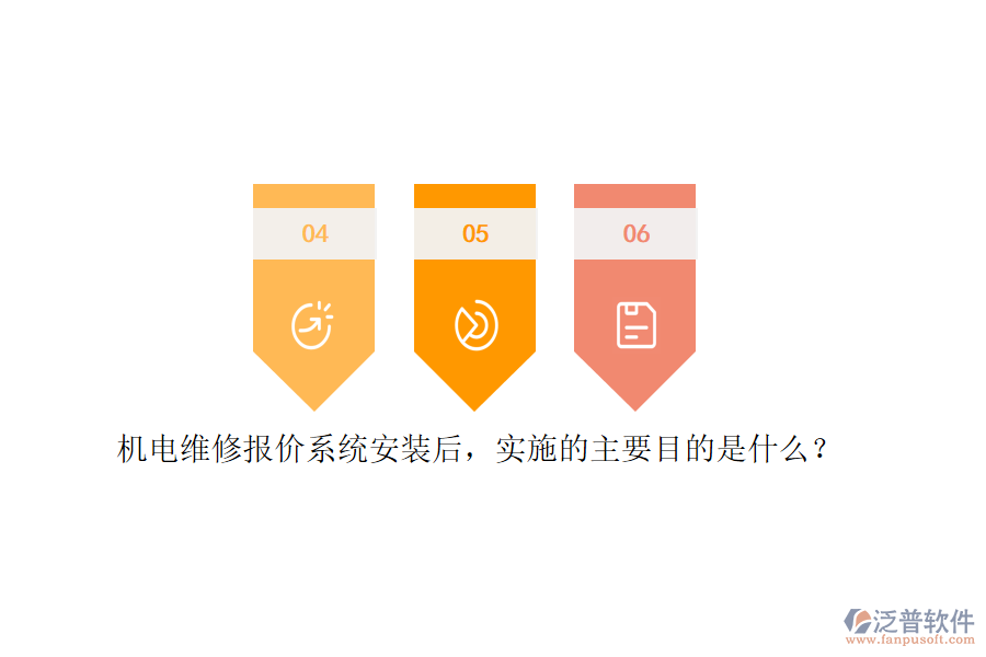 機電維修報價系統(tǒng)安裝后，實施的主要目的是什么？